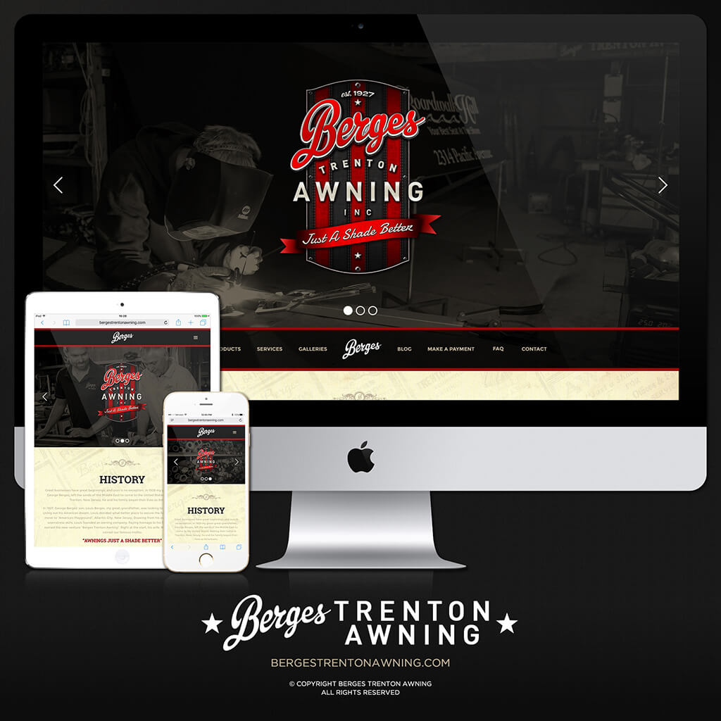 We are proud to launch the new Berges Trenton Awning website